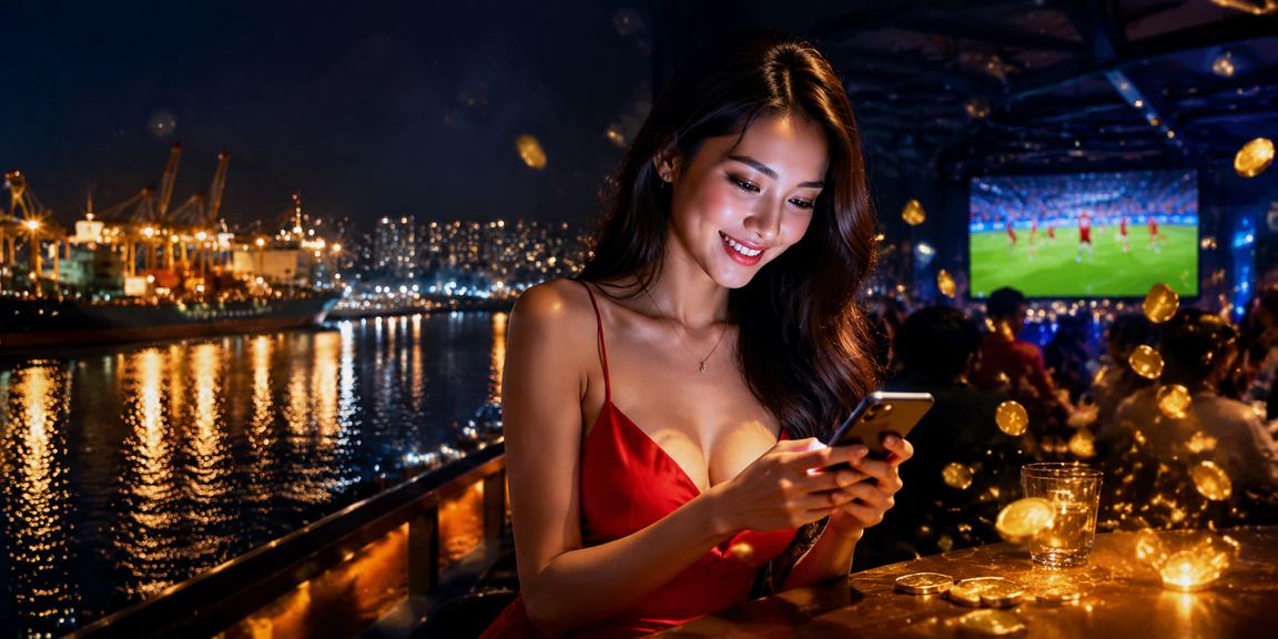 Người chơi thực hiện giao dịch tài chính trên điện thoại tại Hải Phòng